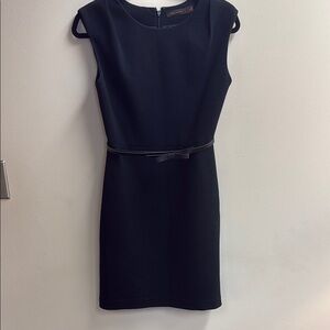 The Limited Black Cap Sleeve Sheath Dress